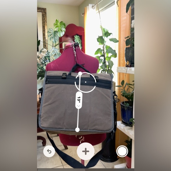 Timbuk2 Custom Prospect Laptop/ Messenger bag Like New waxed canvas - Picture 2 of 8